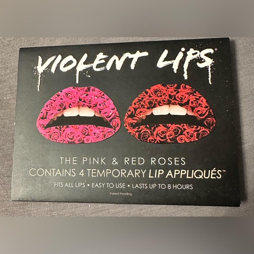 Violent lips lip temporary tattoos